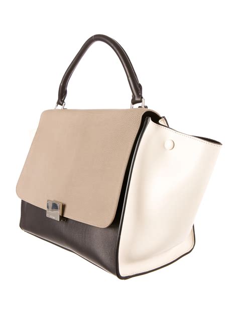 celine trapeze bag tricolor|celine shopper bag.